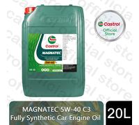 Castrol MAGNATEC 5W-40 C3 Car Engine Oil with Dualock Technology, 20L