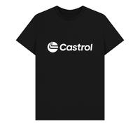 Castrol Mono Unisex T-Shirt in Black | Size: Small Castrol Black S