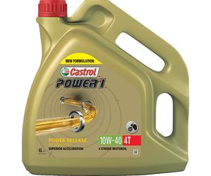 Castrol Power 1 4T 10W-40 Motor Oil 4 Liters