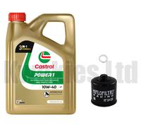 Castrol Power 1 Hi-Flo HF204RC Oil Filter Yamaha MT-09 Sport Tracker 2014-2016