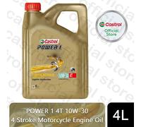 Castrol POWER1 4T 10W-30 Semi Synthetic 4 Stroke Motorcycle Engine Oil 4 Litres