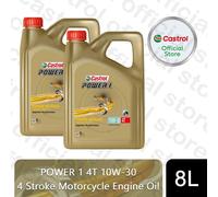 Castrol POWER 1 Motorcycle Engine Oil 2 or 4 Stroke 1, 4, 5 or 8L