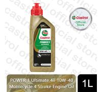 Castrol POWER 1 Motorcycle Engine Oil 2 or 4 Stroke 1, 4, 5 or 8L