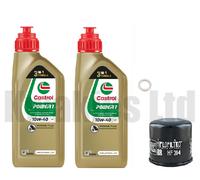 Castrol Power 1 Oil and Hi-Flo Oil Filter for Kawasaki ER-6N ER6 (ER650) 2006