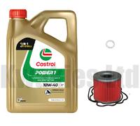 Castrol Power 1 Oil and Hi-Flo Oil Filter for Suzuki GS750 1977-1979