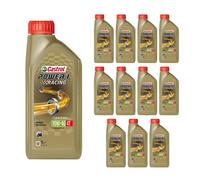 CASTROL POWER 1 Racing 10W40 Engine Oil 4T 4 Stroke 12x 1L Synthetic Motorcycle