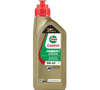 Castrol Power 1 Scooter 4T 5W-40 API SJ JASO MB 1L Full Synthetic Engine Oil