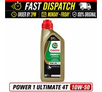 Castrol Power 1 Ultimate 4T 10W-50 1L 15FFAE N/A Fully Synthetic Engine Oil
