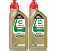 Castrol POWER1 4T 10W-30 Motorcycle Oil 1L (Pack of 2)