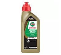 1 x Castrol Power 1 Ultimate 10W30 4T Fully Synthetic Motorcycle Engine Oil - 1L