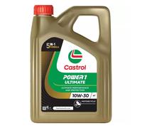 1 x Castrol Power 1 Ultimate 10W30 4T Fully Synthetic Motorcycle Engine Oil - 4L