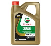 Castrol POWER1 ULTIMATE 4T 10W-40 Fully Synth 4 Stroke Motorcycle Engine Oil 4L