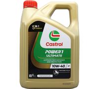 Castrol POWER1 ULTIMATE 4T 10W40 Fully Synth 4 Stroke Motorcycle Engine Oil 4L