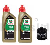 Castrol Power1 Ultimate Oil Hi-Flo Racing Filter Kawasaki ER-6F ER6 (EX650) 2006