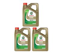 CASTROL SAE 0W20 Engine Oil 3x 4 Litres Synthetic ACEA Light Duty C5 15F612