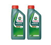 CASTROL SAE 0W30 Engine Oil 2x 1 Litre Synthetic ACEA Light Duty C2 15F67C