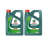 CASTROL SAE 0W30 Engine Oil 2x 4 Litres Synthetic ACEA Light Duty C2 15F6BE