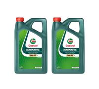 CASTROL SAE 0W30 Engine Oil 2x 5 Litres Synthetic ACEA Light Duty C2 15F67A
