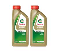 CASTROL SAE 0W40 Engine Oil 2x 1 Litre Synthetic ACEA A3/B4 API Gasoline SP