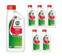 CASTROL SAE 15W40 Engine Oil 6x 1L Mineral ACEA A3/B4 API Gasoline SP 15F627
