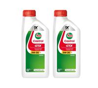 CASTROL SAE 5W30 Engine Oil 2x 1 Litre Synthetic ACEA Light Duty C4 15F64C