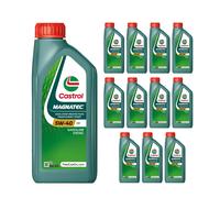 CASTROL SAE 5W40 Engine Oil 12x 1L Synthetic ACEA Light Duty C3 API Gasoline SN