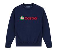 (XL, Navy Blue) Castrol Unisex Adult Lock Up Sweatshirt