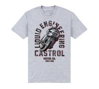 Castrol Unisex Adult Retro Motorbike T-Shirt PN1024