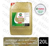 Castrol Vecton 10W30/10W40/15W40 E6- E7- E9 Diesel Engine Oil, 5L or 20L Trade
