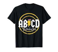 Casual Back to School Teach Tee, Funny ABCD Teacher Tour T-Shirt