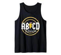 Casual Back to School Teach Tee, Funny ABCD Teacher Tour Tank Top