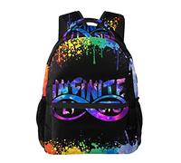 Casual Backpack Infinite_Eyes_Lists Large Capacity Schoolbag Shoulders Bag Daypack For Adults And Children, Black, One size