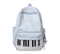 Casual Backpack Piano Print Large Capacity Luggage Pack