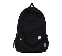 Casual Backpacks | Large Capacity School Backpacks with Smooth Zippers - Waterproof College Student School Bag for Books, Stationery, Water Bottles for Ordina, Black, Se référer au descriptif, Refer