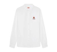 Casual Boke Flower White Shirt, male, Kenzo, Casual Shirts, White, L, Shirts L