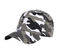 Casual Camo Baseball Cap Sun Hat Camouflage Mesh Sun Hat Unisex Vintage Cotton Baseball Hat Snapback Summer Cap UV Protection Hat Adjustable Peak Cap Trucker Hat Men Women Sport Trekking Cap 54-60cm