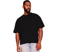 Casual Classics Men's Core Boxy Ringspun Cotton Tall Oversized T-Shirt in Black | Size: XL Casual Classics Black XL