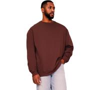 Casual Classics Men's Ringspun Cotton Tall Oversized Sweatshirt in Chocolate | Size: Large Casual Classics Chocolate L