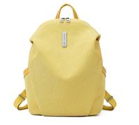 Casual Convertible Backpack, Soft Daypack for Work and Errands + Breathable Woven Fabric, Top Handle and Adjustable Strap, 0.61kg Light for Young Adults,YELLOW