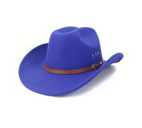 Casual Cowboy Top Hat Vintage Cowgirl Knight Cosplay Party Props Fedora ConcertTour Novelty Costume Cowboy Outdoor Fedora Buckle Belt