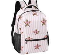 Casual Daypack Minimalist Look Twill Weave Fabric Multi Pockets for Boys, Nana Gift, Autumn Flower Truck Love Being Nana, S, Daypack