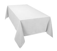 Casual Dining Essentials Oblong Tablecloth, White, 70 x 90 inch