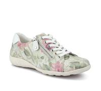 Casual Dual-Fasten Trainers - Floral Size 7