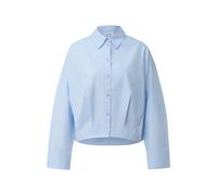 Casual Fit Blouse with Pleats and Longer Back for Women s.Oliver Bleu 38