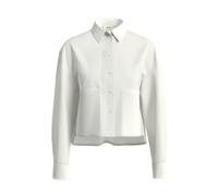 Casual Fit Cotton Poplin Blouse with Shirt Collar Women s.Oliver Blanc 48
