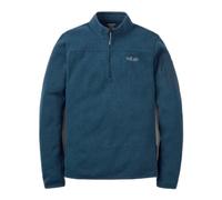 Rab Men's Ryvoan Pull-On - Half-Zip Fleece Coat for Trekking & Casual Use - Tempest Blue - Medium