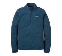Rab Men's Ryvoan Pull-On - Half-Zip Fleece Coat for Trekking & Casual Use - Tempest Blue - Large