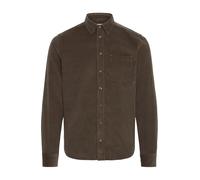 CASUAL FRIDAY - CFAnton LS BD Baby Cord Shirt - Shirt - 20504774, Black Olive (190608), L