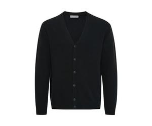 CASUAL FRIDAY CFKarl Men's Cardigan with V-Neck Button Placket Lambswool Regular Fit, Dark Navy (194013), L