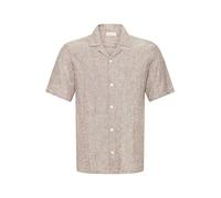 CASUAL FRIDAY CFSauby Men's Linen Shirt Short Sleeve Shirt Linen Mix Regular Fit